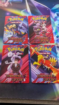 Pokemon TCG Destined Rivals Trainer Tips Art Card Set - Image 1