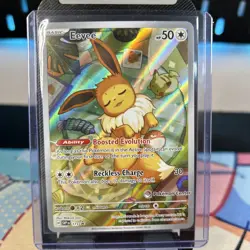 Pokemon Prismatic Evolutions SVP173 Eevee - Pokemon Center Stamp Promo NM S & V - Image 1