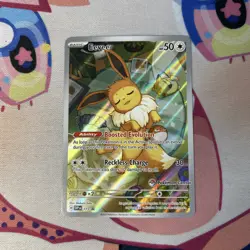 Pokemon Prismatic Evolutions SVP173 Eevee - Pokemon Center Stamp Promo NM S & V - Image 2