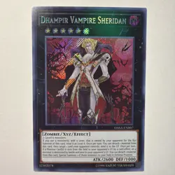 Dhampir Vampire Sheridan - DASA-EN007 - Near Mint NM - Secret Rare - Unlimited - Image 1