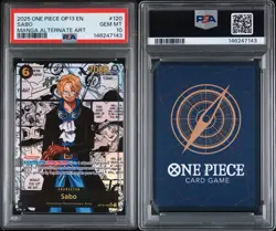 Sabo OP13-120 PSA 10 English Manga Alternate Art Carrying On His Will One Piece - Image 3