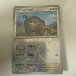 POKEMON CENTER STAMPED LECHONK 155/198 promo card SVI 2023 Pokemon TCG - Image 1