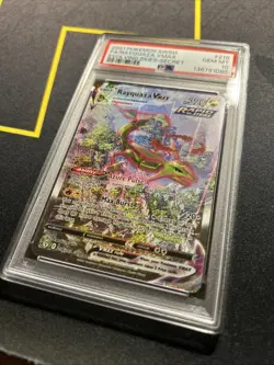 PSA 10 Rayquaza Vmax 218/203 -Alternative Art Pokemon Card- Evolving Skies - Image 4