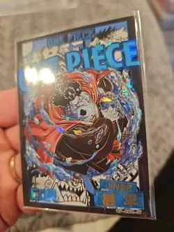 One Piece Trading Card Jinbe Knight of the Sea Collector Thick Card Stock Holo - Image 2