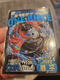 One Piece Trading Card Jinbe Knight of the Sea Collector Thick Card Stock Holo - Image 3
