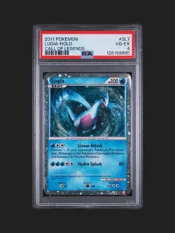 2011 POKEMON CALL OF LEGENDS #SL7 LUGIA-HOLO PSA 4 - Image 1