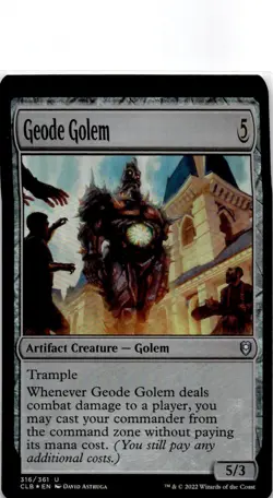 Geode Golem [CLB - 316]Foil - Image 1