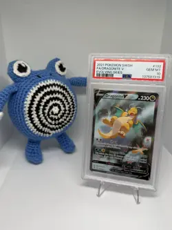 Pokemon TCG Dragonite V 192/203 Alt Art Evolving Skies PSA 10 - Image 1