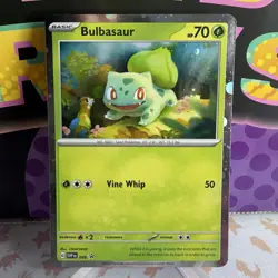 Pokemon Bulbasaur 046 Sv: Scarlet & Violet Promo Cosmos Holo Basic 70 HP - Image 1