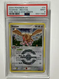 2004 Pokemon EX Fire Red & Leaf Green - Fearow Rev.Foil #24 PSA 9 MINT - Image 1