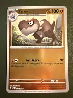 Pokemon TCG Tyrunt 44/88 Perfect Order ME3 NM - Image 1