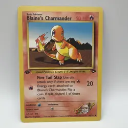 Blaine's Charmander - 1st Edition - 60/132 Gym Challenge - Pokemon TCG - 2000 - Image 1
