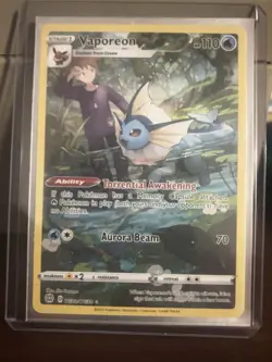 Pokemon Vaporeon TG02/TG30 Brilliant Stars Ultra Rare Holo 110 HP - Image 1