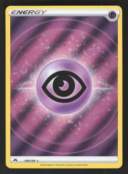Psychic Energy 156/159 Textured Pokemon TCG Crown Zenith NM - Image 1