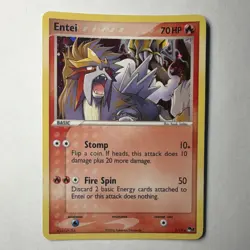 Entei 001/017 POP Series 2 Holo Pokemon TCG NM - Image 1