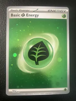 Pokemon 151 TCG HD Holo Grass Energy - Image 1