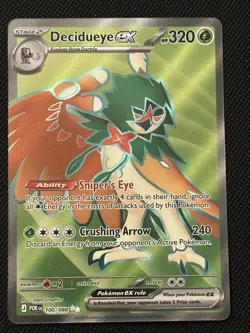 Decidueye ex - 100/088 ME03: Perfect Order Ultra Rare Full Art Pokemon English - Image 1