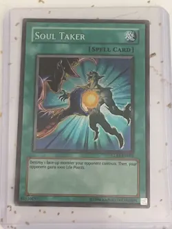 1 x Soul Taker GLAS-EN092 (Unlimited Edition SECRET RARE) + BONUS! - Image 1