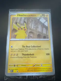 Pokemon TCG: Pikachu at the Museum x Natural History Museum Jumbo Promo SEALED - Image 1