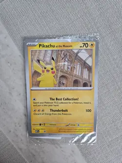 ✅Pokemon TCG: Pikachu at the Museum x Natural History Museum Jumbo Promo SEALED - Image 1