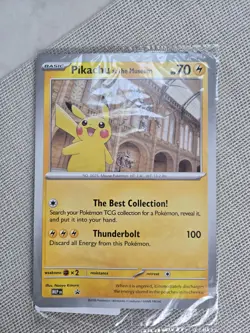 ✅Pokemon TCG: Pikachu at the Museum x Natural History Museum Jumbo Promo SEALED - Image 2