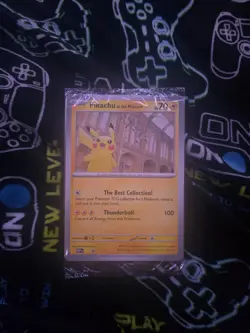 Pikachu At The Museum Jumbo Sealed Promo - Pokemon X Natural History Museum TCG - Image 1