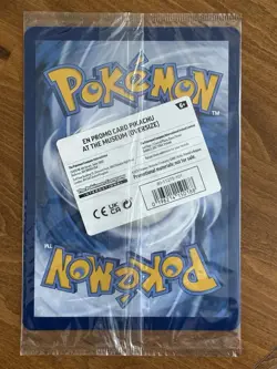 Pikachu At The Museum Jumbo Sealed Promo - Pokemon X Natural History Museum TCG - Image 2