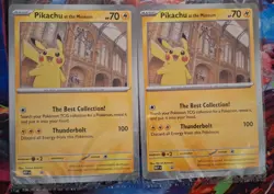 X5 Pokemon Pikachu At The Museum x Natural History London Jumbo Card - Sealed - Image 2