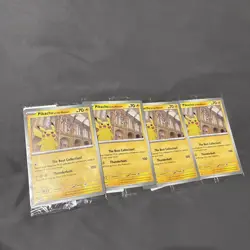 Pokemon Pikachu At The Museum x Natural History London Jumbo Card - Sealed x4 - Image 1