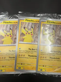 Pokemon Pikachu At The Museum x Natural History London Jumbo Card - Sealed x5 - Image 4