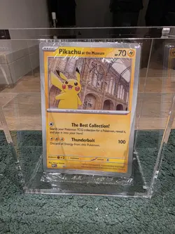 Pokemon Pikachu At The Museum x Natural History London Jumbo Card - Sealed - Image 1