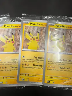 Pokemon Pikachu At The Museum x Natural History London Jumbo Card - Sealed x5 - Image 5