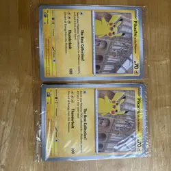 Pikachu At The Museum, Pokemon X Natural History Museum Jumbo Promo - Sealed X2 - Image 1