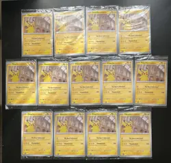 Pokemon TCG MEP Promo Natural History Pikachu At The Museum Jumbo Sealed X 13 - Image 1
