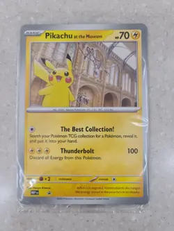 Pikachu At The Museum, Pokemon X Natural History Museum Jumbo Promo - Sealed - Image 1