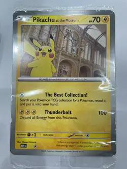 X20 - Pikachu At The Museum, Pokemon X Natural History Museum Jumbo Promo Sealed - Image 2