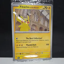 Pikachu At The Museum, Pokemon X Natural History Museum Jumbo Promo - SEALED - Image 1