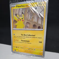 Pikachu At The Museum, Pokemon X Natural History Museum Jumbo Promo - SEALED - Image 2