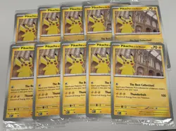 Pokemon Pikachu at the Museum Jumbo Promo Card – Natural History – Sealed X 10 - Image 1