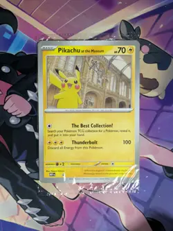 Pikachu At The Museum, Pokemon X Natural History Museum Jumbo Promo - Sealed - Image 1