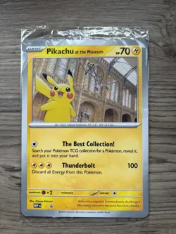 Pokemon x Natural History Museum Pikachu at the Museum Jumbo Promo - sealed - Image 1