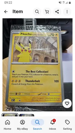 Pokemon x Natural History Museum Pikachu at the Museum Jumbo Promo - sealed - Image 1