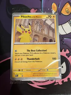 Pikachu At The Museum, Pokemon X Natural History Museum Jumbo Promo - Sealed - Image 1