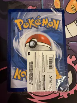 Pikachu At The Museum, Pokemon X Natural History Museum Jumbo Promo - Sealed - Image 2