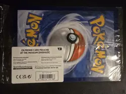 Pikachu At The Museum, Pokemon X Natural History Museum Jumbo Promo - Sealed - Image 2