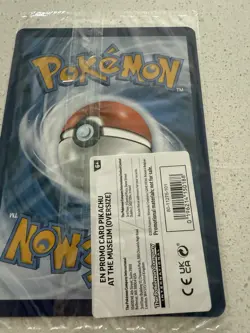 Pikachu At The Museum, Pokemon X Natural History Museum Jumbo Promo - SEALED - Image 2