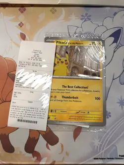 Pikachu At The Museum, Pokemon X Natural History Sealed Museum Jumbo Promo Card - Image 3
