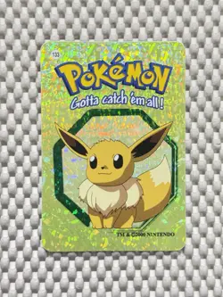 Eevee #133 - Vintage Vending Machine Prism Sticker 2000 - Pokemon Card #1 - Image 1