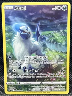 Pokemon TCG Absol Crown Zenith: Galarian Gallery Holo Ultra Rare Card GG16/GG70 - Image 1