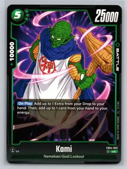 Dragon Ball Super Card Game Fusion World Kami FB04-053 UC Namekian God Lookout - Image 1